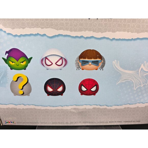 Marvel Tsum Tsum Spider-Man Tingle Set By Jakks Pacific - Picture 6 of 7